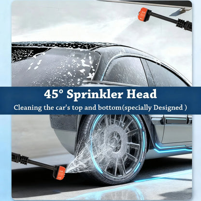 HydroBlast Pro washing a car with high-pressure spray